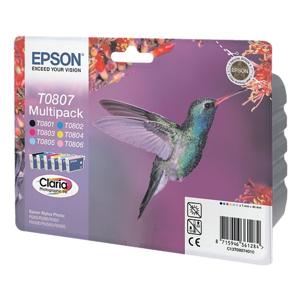 Epson Tinte T0807 Multipack