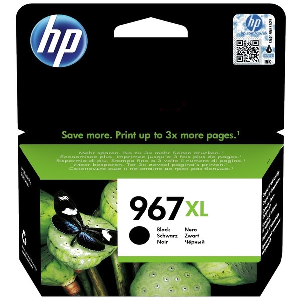 HP 967XL Tinte Schwarz 3JA31AE