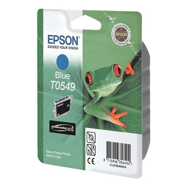 Tintenpatrone Epson T0549 blau