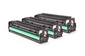 Alternativ zu HP U0SL1AM / 131A Toner Spar-Set (Cyan, Magenta, Gelb)