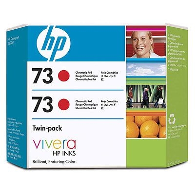 Tintenpatronenset Twinpack HP 73 CD952A Chromatic rot 2x