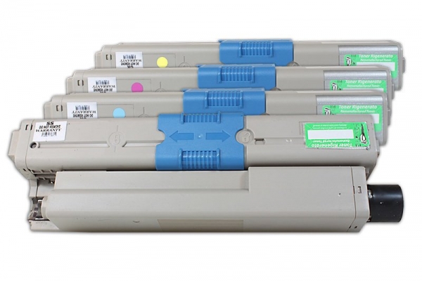 Alternativ zu OKI 44469804 - 44469722 Toner Spar-Set