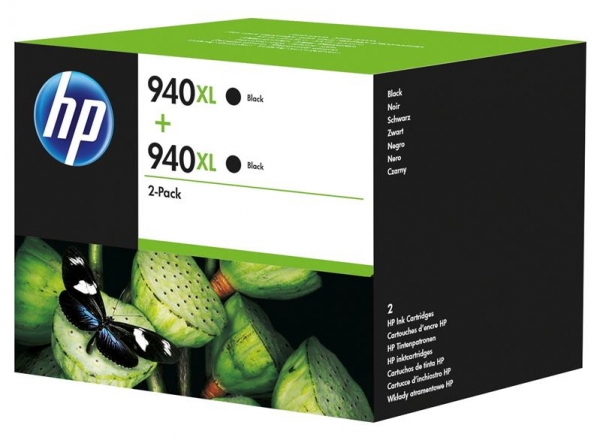 Original HP 940XL 2er-Pack Schwarz