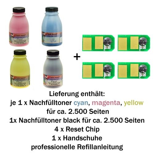 Refill-Set Komplet für OKI C3300 C3400 C3530 MC360