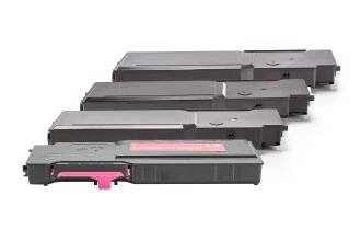 Kompatibel zu Dell 593-BBBQ - 593-BBBR / Y5CW4 Toner Spar-Set (Schwarz, Cyan, Magenta, Gelb)