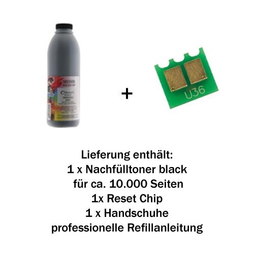 Refill-Set für LaserJet Enterprise M4555 / CE390A (10k)