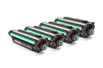 Alternativ zu HP CE400A-CE403A / 507A Toner Spar-Set (Schwarz, Cyan, Magenta, Gelb)