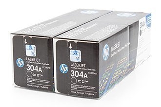 HP 304A 2er-Pack Schwarz Original LaserJet Toner