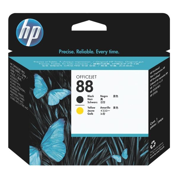 HP 88 Druckkopf C9381A Black / Yellow