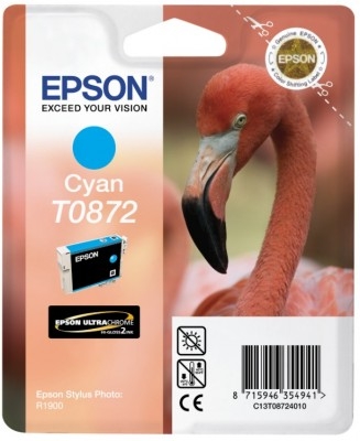 Original Epson Tinte T0872 Cyan