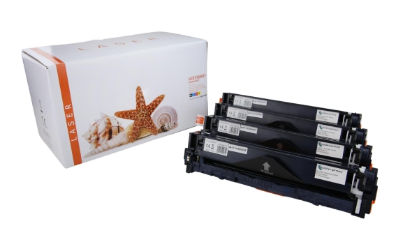 Alternativ HP CF210X - 213A / 131X Toner Spar-Set (B/C/M/Y)