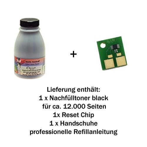 Nachfülltoner Refill Set für Lexmark T430 schwarz