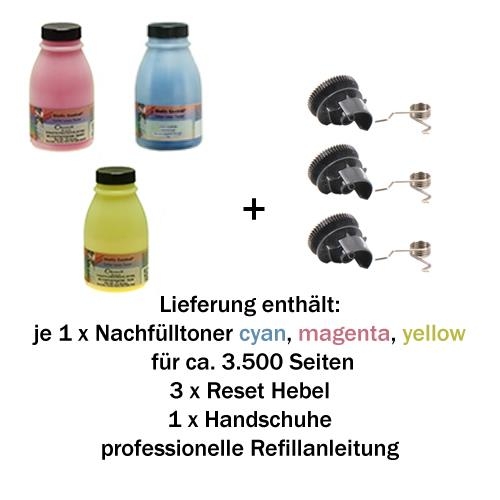 Refill-Set für Brother TN-326 C,M,Y