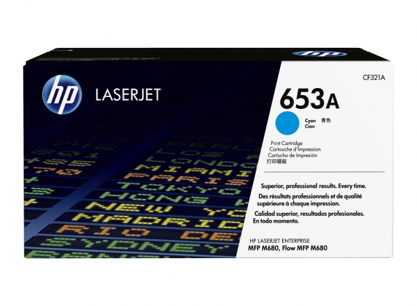 Original HP CF321A / 653A Toner Cyan