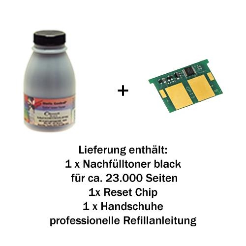 Nachfülltoner Refill Set Lexmark 4059 Optra T/T610/T612/T614 schwarz 540g