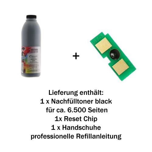 Nachfülltoner Refillset für HP LaserJet 2410 2420 2430 Q6511A