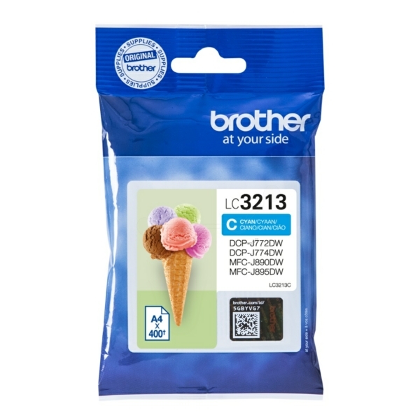 Brother Tinte LC-3213C Cyan