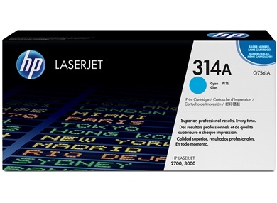 HP Q7561A / 314A Toner Cyan