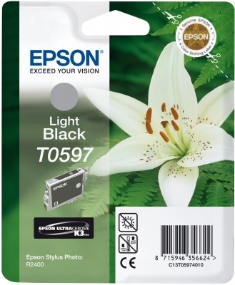 Tintenpatrone Epson T0597 hell-schwarz