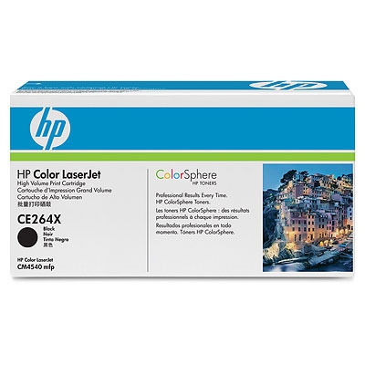 Toner HP CE264X LaserJet Enterprise CM4540 schwarz