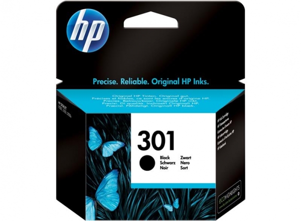 HP 301 Tinte Schwarz