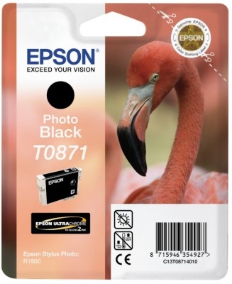 Original Epson Tinte T0871 Light Schwarz