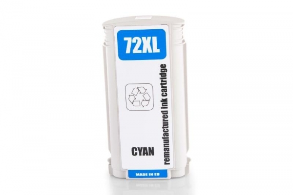 Alternativ HP 72 Cyan Tintenpatrone, 130 ml