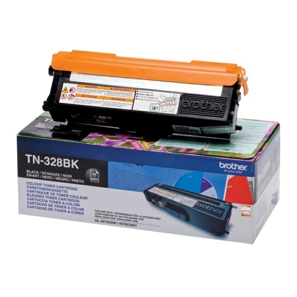 Brother TN-328BK Toner Schwarz