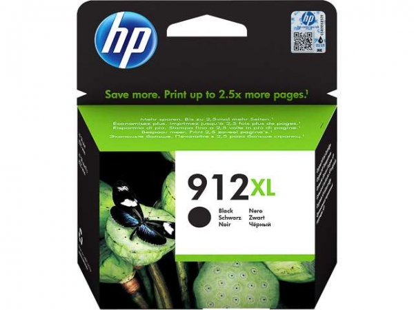 Original HP 3YL84AE / 912 XL Tinte Schwarz