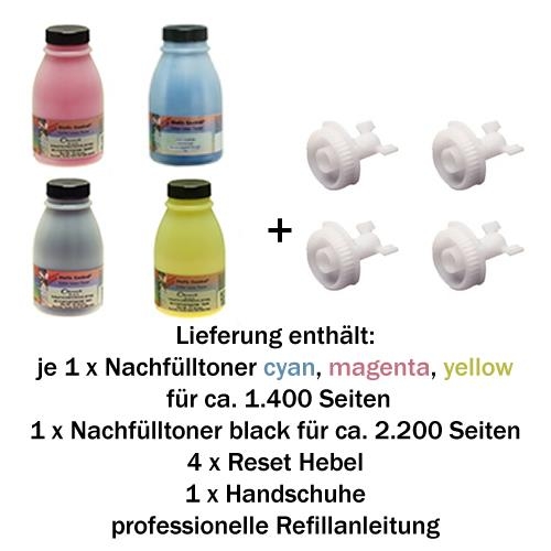 Refill Set für Brother TN-230 BK/C/M/Y