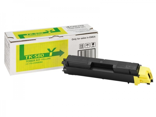 Original Kyocera 1T02KTANL0 / TK-580Y Toner Gelb