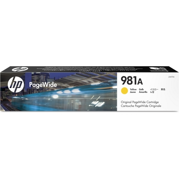 Original HP J3M70A / 981A Tinte Gelb