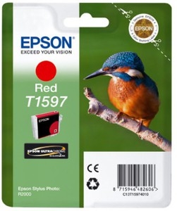 Epson Tintenpatrone T1597 Red 17ml